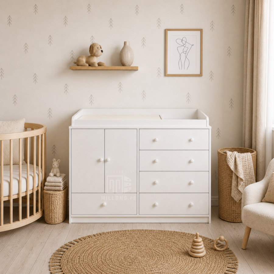 Comoda para Bebe Rouse con cambiador