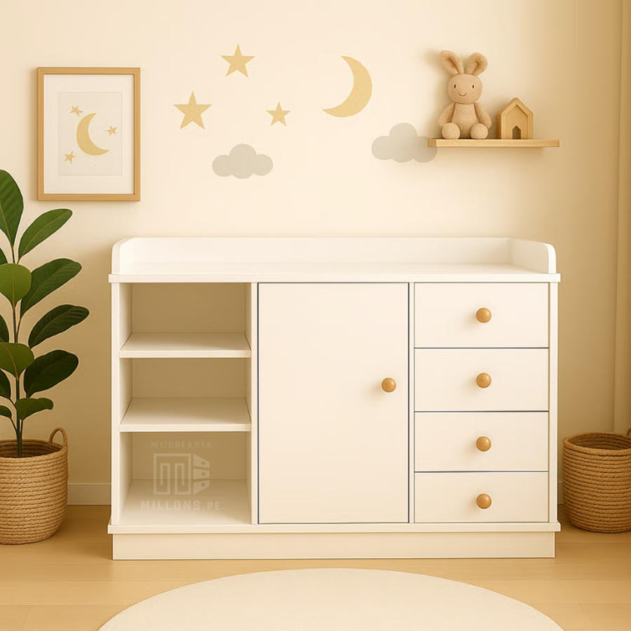 Comoda para Bebe Saga con cambiador