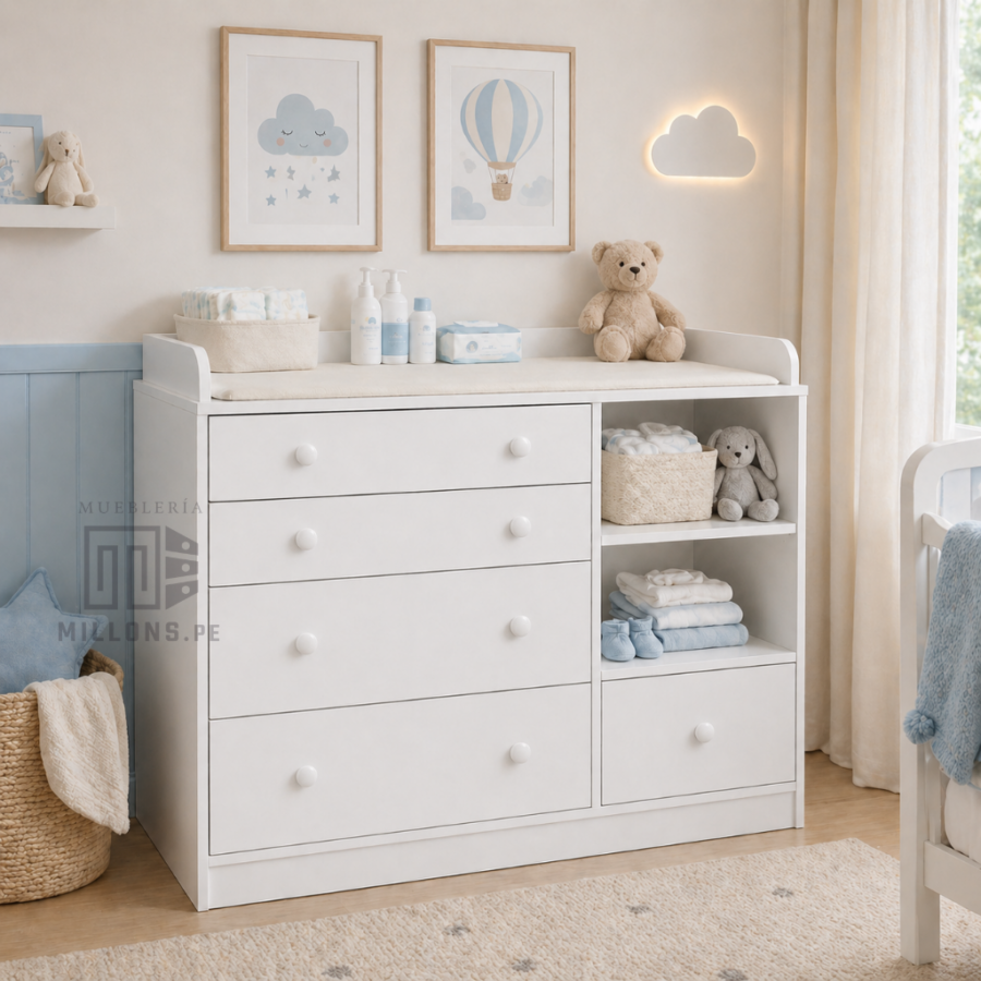 Comoda para Bebe Amore con cambiador