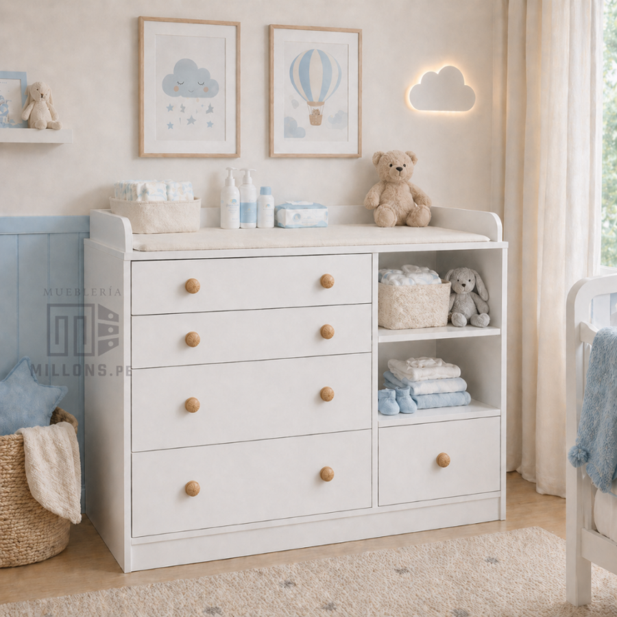 Comoda para Bebe Amore Perilla con cambiador